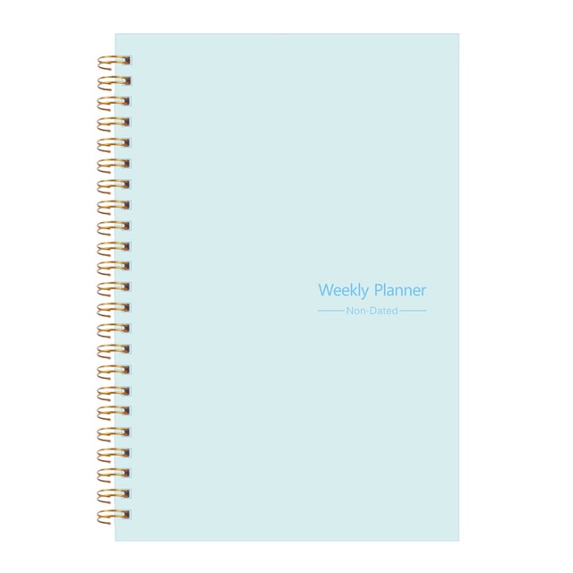 SIMU 2022 A5 Agenda Planner Notebook Diary Weekly Planner Goal Habit Schedules Journal Notebooks For School Stationery Office